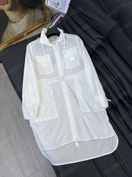 designer women dress baguette letters sunblock skirt dress stand collar drawstring pocket design irregular hem long sleeves maxiskit dresses, Black;gray
designer women dress baguette letters sunblock skirt dress stand collar drawstring pocket design irregular hem long sleeves maxiskit dresses, Black;gray