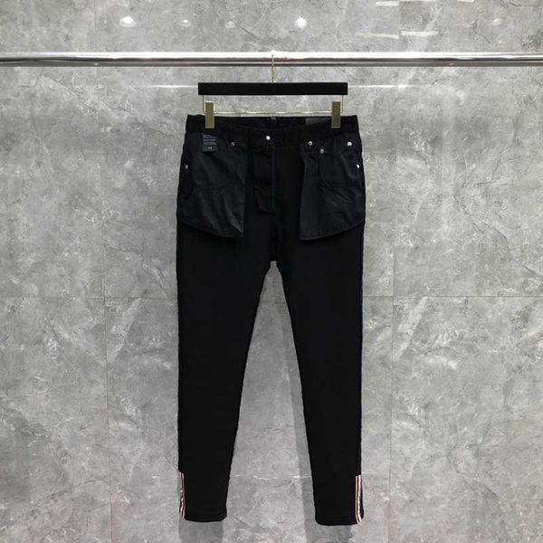 men's jeans tb thom men's jeans original hole design luxury four seasons high-end black jeans famous stretch denim tb trousers cvx, Blue
men's jeans tb thom men's jeans original hole design luxury four seasons high-end black jeans famous stretch denim tb trousers cvx, Blue