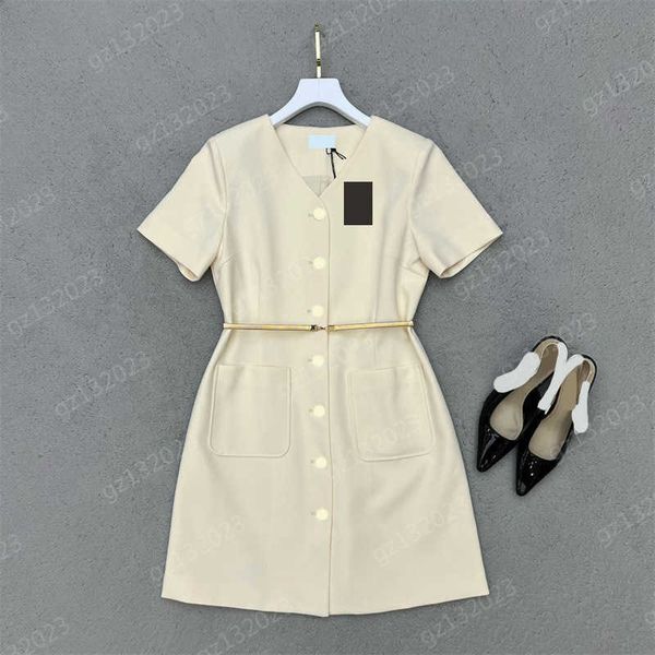 luxury dress custom button open v-neck short sleeve brand dress detachable belt pocket design fashion slim maxiskit designer dresses, Black;gray
luxury dress custom button open v-neck short sleeve brand dress detachable belt pocket design fashion slim maxiskit designer dresses, Black;gray