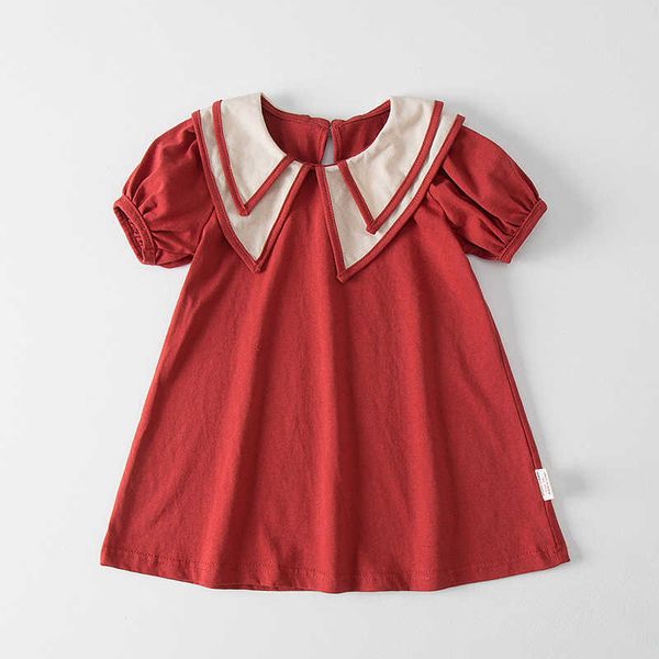 girl's dresses summer baby girls dress new casual children's clothing contrast color double-collar short-sleeved princess party ch, Red;yellow
girl's dresses summer baby girls dress new casual children's clothing contrast color double-collar short-sleeved princess party ch, Red;yellow