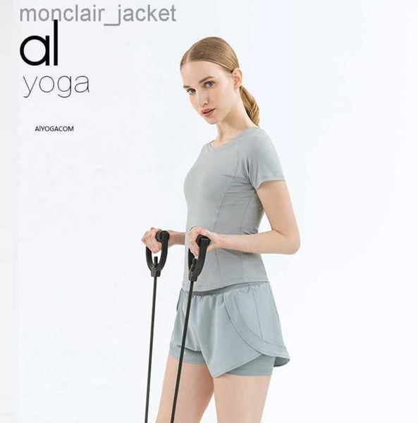 designer alos yoga new style yoga suit for spring and summer sports short-sleeved t-shirt solid color quick-drying fitness suit for women, White
designer alos yoga new style yoga suit for spring and summer sports short-sleeved t-shirt solid color quick-drying fitness suit for women, White