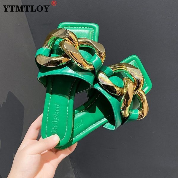 slippers summer square toe opentoe sandals and slippers women's metal large chain flatbottomed slippers women's shoes 230306, Black
slippers summer square toe opentoe sandals and slippers women's metal large chain flatbottomed slippers women's shoes 230306, Black