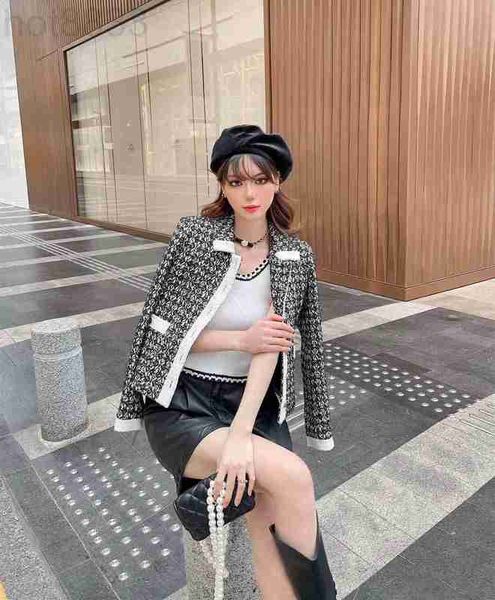 women's jackets designer tweed new autumn winter spring coat 4y0e, Black;brown
women's jackets designer tweed new autumn winter spring coat 4y0e, Black;brown