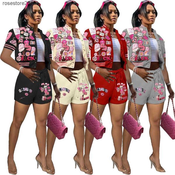 2023 summer shorts sets womens tracksuits baseball jacket 2 pieces short sleeve outfits casual active sportswear, Gray
2023 summer shorts sets womens tracksuits baseball jacket 2 pieces short sleeve outfits casual active sportswear, Gray