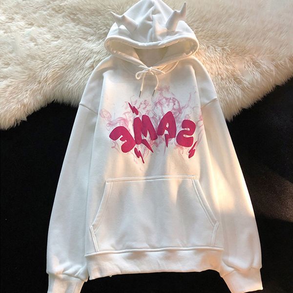 men's hoodies sweatshirts y2k women vintage harajuku funny angel ears letter bubble print men korean fashion streetwear oversized pullo, Black
men's hoodies sweatshirts y2k women vintage harajuku funny angel ears letter bubble print men korean fashion streetwear oversized pullo, Black