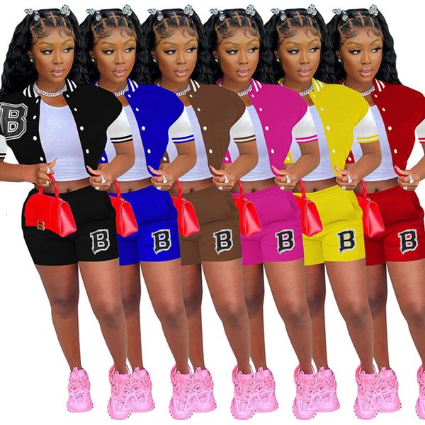 women's two piece pants patchwork 2 pieces tracksuit shorts sets women short sleeve button up crop and biker shorts letter printed summ, White
women's two piece pants patchwork 2 pieces tracksuit shorts sets women short sleeve button up crop and biker shorts letter printed summ, White