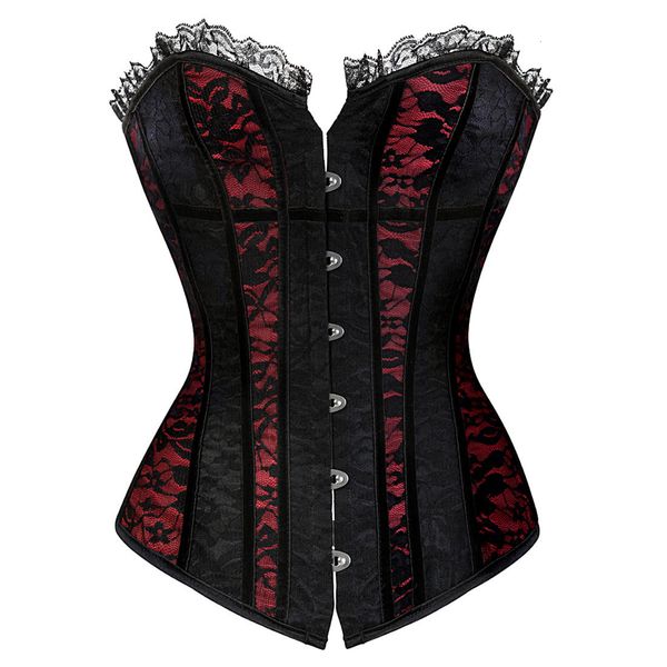 set womens lace cover overbust corset up boned lingerie zipper side carnival waist and body shaper bustier plus size 230307, Red;black
set womens lace cover overbust corset up boned lingerie zipper side carnival waist and body shaper bustier plus size 230307, Red;black