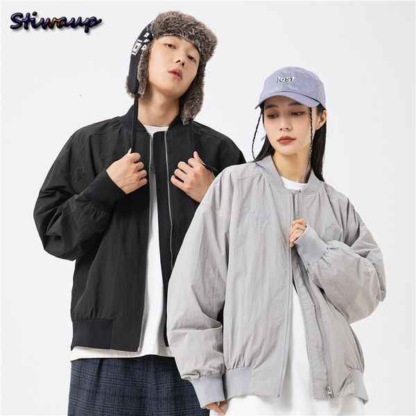 men s jacket s summer racing crop jacket women japanese pure color simple mens designer clothes embroidery casual couples coat 230307, Black;brown
men s jacket s summer racing crop jacket women japanese pure color simple mens designer clothes embroidery casual couples coat 230307, Black;brown