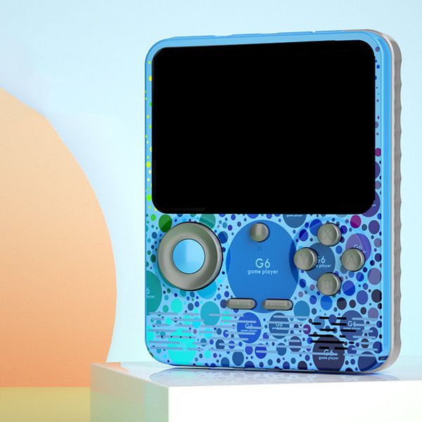 G6 Portable Game Players 666 In 1 Retro Video Game Console Handheld Portable Color Game Player TV Consola AV Output With Power Bank Function DHL Free