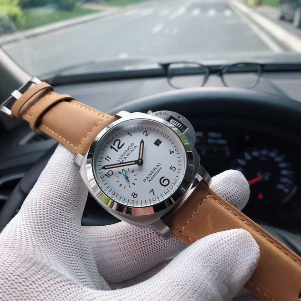 luxury mechanical watch panaral_ sapphire mirror swiss automatic movement size 44mm imported cowhide strap 3zeu, Slivery;brown
luxury mechanical watch panaral_ sapphire mirror swiss automatic movement size 44mm imported cowhide strap 3zeu, Slivery;brown