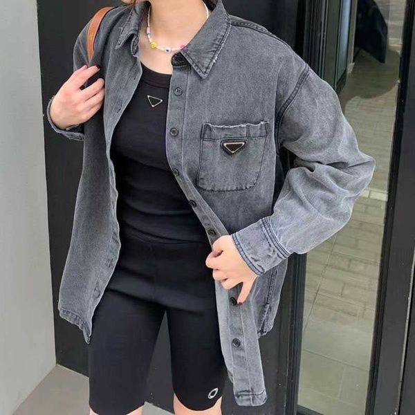 22ss designer brand denim coat jacket breast pocket fashionable casual womens clothing, Black;brown
22ss designer brand denim coat jacket breast pocket fashionable casual womens clothing, Black;brown