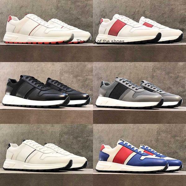 men prax 01 sneakers leather platform shoes black red blue screen-printed technical fabric trainers mesh eyelets casual shoe 296
men prax 01 sneakers leather platform shoes black red blue screen-printed technical fabric trainers mesh eyelets casual shoe 296