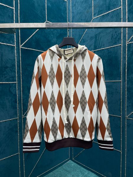 2023ss spring and summer new men's hoodie new design pattern sweater bold diamond square pattern pullover, Black
2023ss spring and summer new men's hoodie new design pattern sweater bold diamond square pattern pullover, Black