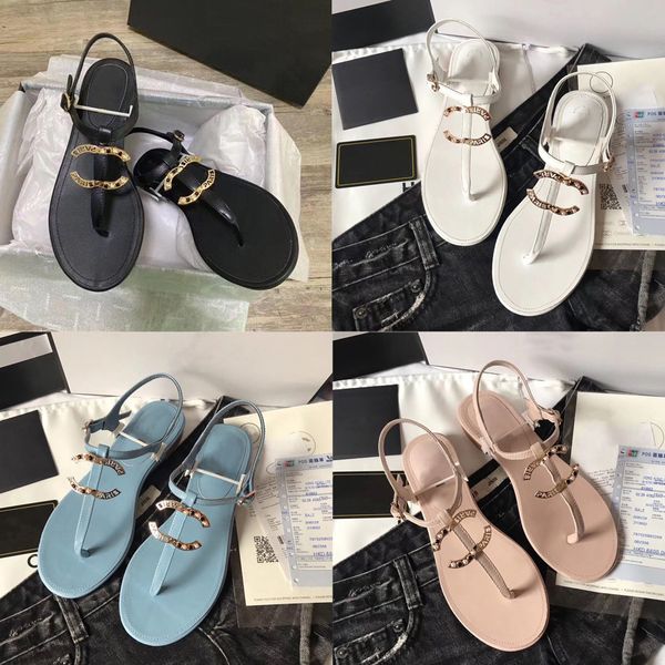 c channel two classic flat bottom luxury designers sandals coarse leather suede woman sneakers slides shoes metal buckle parties heels belt, Black
c channel two classic flat bottom luxury designers sandals coarse leather suede woman sneakers slides shoes metal buckle parties heels belt, Black
