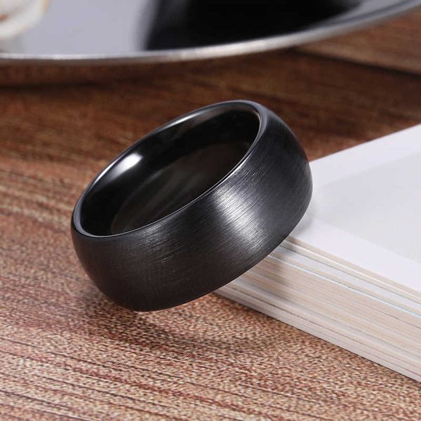 band rings kolmnsta 6/8mm black men ring ceramic brushed domed comfort anillo hombre wedding band male matt classic simple cool dark ring aa, Silver
band rings kolmnsta 6/8mm black men ring ceramic brushed domed comfort anillo hombre wedding band male matt classic simple cool dark ring aa, Silver
