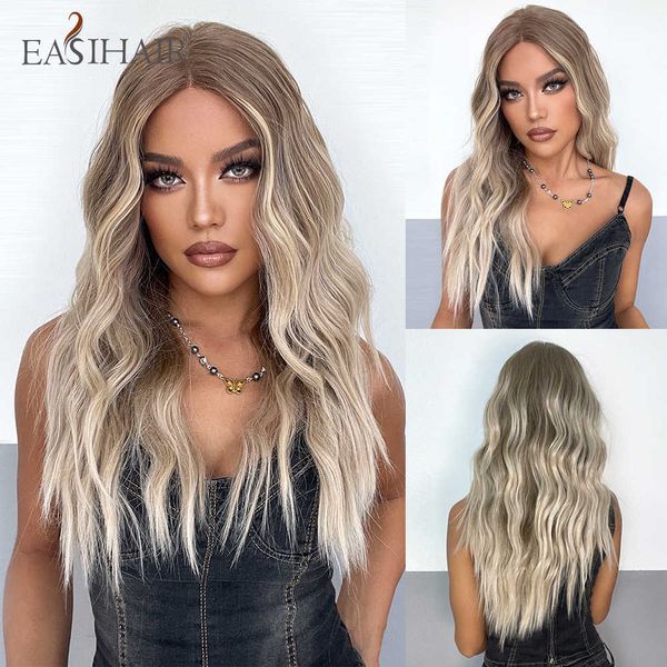 synthetic wigs easihair long brown blonde ombre synthetic lace front wigs for women natural hair frontal high density cosplay 230227, Black
synthetic wigs easihair long brown blonde ombre synthetic lace front wigs for women natural hair frontal high density cosplay 230227, Black