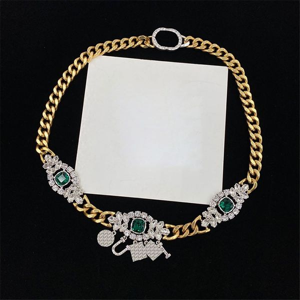 leaf diamonds necklaces women letters pendant necklaces lady large green jewelry with box, Silver
leaf diamonds necklaces women letters pendant necklaces lady large green jewelry with box, Silver