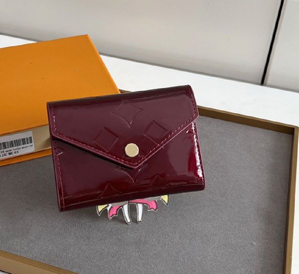 fashion designer wallets luxury empreinte purses mens womens patent leather money clutch highs quality flower letter short coin card holder, Red;black
fashion designer wallets luxury empreinte purses mens womens patent leather money clutch highs quality flower letter short coin card holder, Red;black