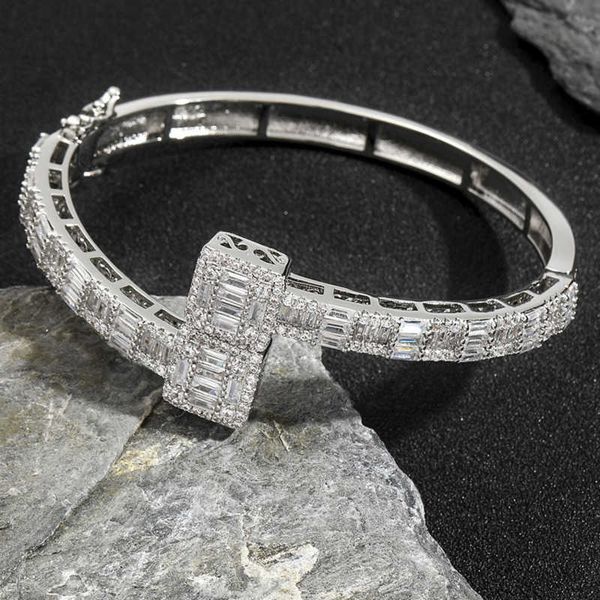 fashion designer square zircon hiphop hip hop trend bracelet birthday gift ins bangle, Black
fashion designer square zircon hiphop hip hop trend bracelet birthday gift ins bangle, Black