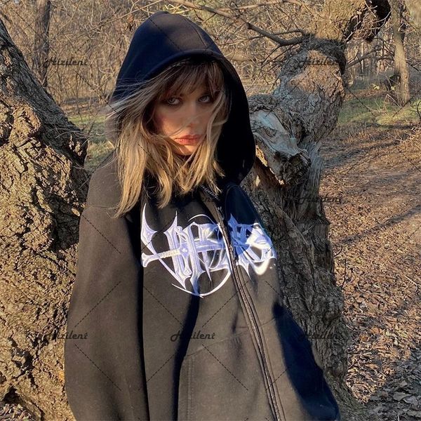 men's hoodies sweatshirt autumn zip hoodie graph print harajuku oversized hooded goth korean loose long sleeve y2k streetwear 230306, Black
men's hoodies sweatshirt autumn zip hoodie graph print harajuku oversized hooded goth korean loose long sleeve y2k streetwear 230306, Black
