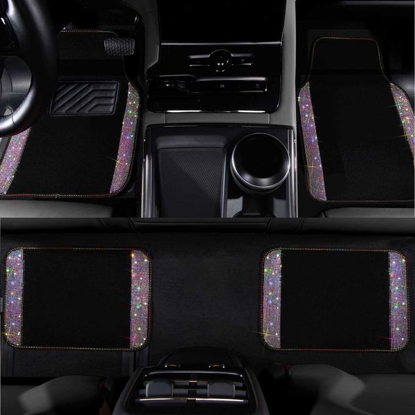 carpets car floor mats carpet bling crystal diamond sparkly anti-slip pvc pad automotive universal for suv sedan van 4pcs girl women r230307
carpets car floor mats carpet bling crystal diamond sparkly anti-slip pvc pad automotive universal for suv sedan van 4pcs girl women r230307