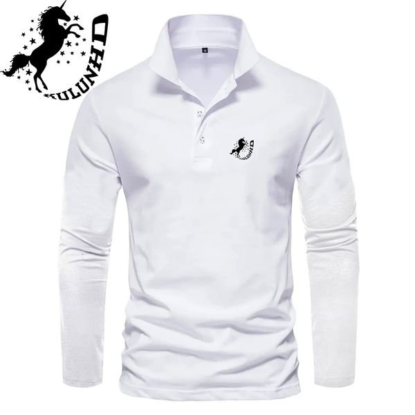 men's polos spring and autumn personality printed long sleeve polo shirt 230306, White;black
men's polos spring and autumn personality printed long sleeve polo shirt 230306, White;black