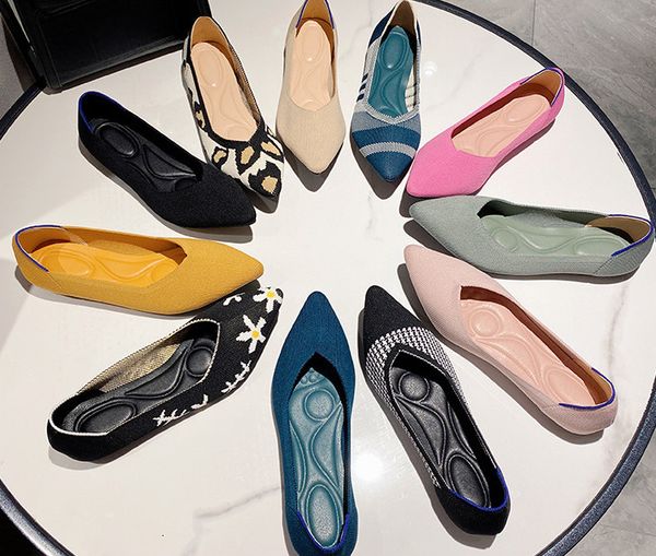 dress shoes ladies stretch solid mixed color knit breathable comfortable work fashion flat lightweight driving loafers 230307, Black
dress shoes ladies stretch solid mixed color knit breathable comfortable work fashion flat lightweight driving loafers 230307, Black
