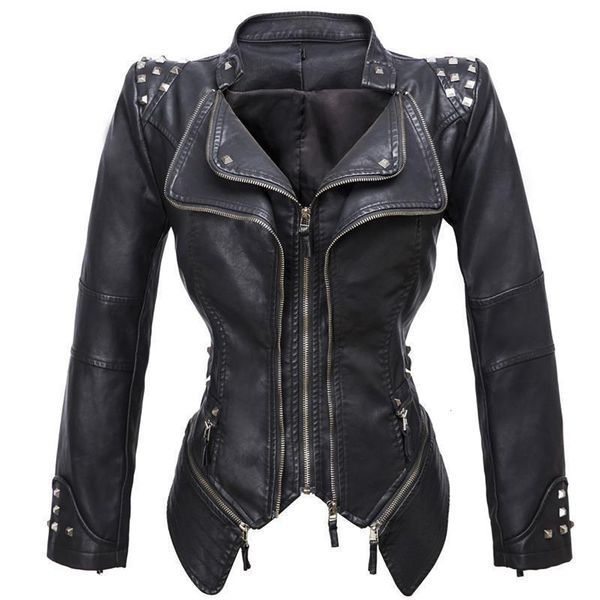 women's jackets fashion faux leather smooth motorcycle rivet detail ladies long sleeve autumn winter biker streetwear black pink 230307, Black;brown
women's jackets fashion faux leather smooth motorcycle rivet detail ladies long sleeve autumn winter biker streetwear black pink 230307, Black;brown
