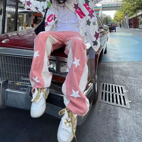 women's jeans pink star national style american style women straight loose all match casual high waist wide leg long y2k trousers 23030, Blue
women's jeans pink star national style american style women straight loose all match casual high waist wide leg long y2k trousers 23030, Blue
