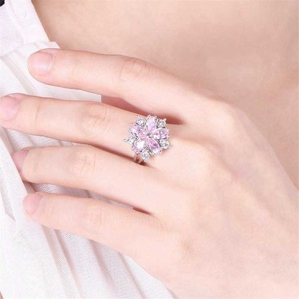 band rings elegant fashion rings bride jewelry engagement rings romantic cherry blossom zircon lady rings sakura princess aa230306, Silver
band rings elegant fashion rings bride jewelry engagement rings romantic cherry blossom zircon lady rings sakura princess aa230306, Silver