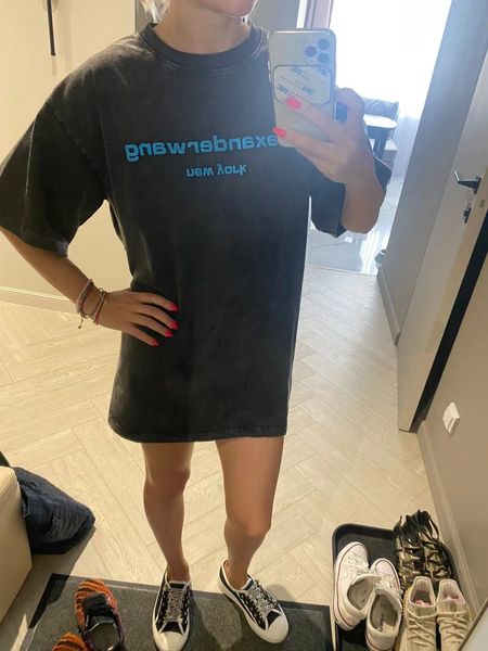 women's tshirt gradient letter print shortsleeve high street loose fashion brand ins cotton round neck mens and womens tshirt summer 23, White
women's tshirt gradient letter print shortsleeve high street loose fashion brand ins cotton round neck mens and womens tshirt summer 23, White