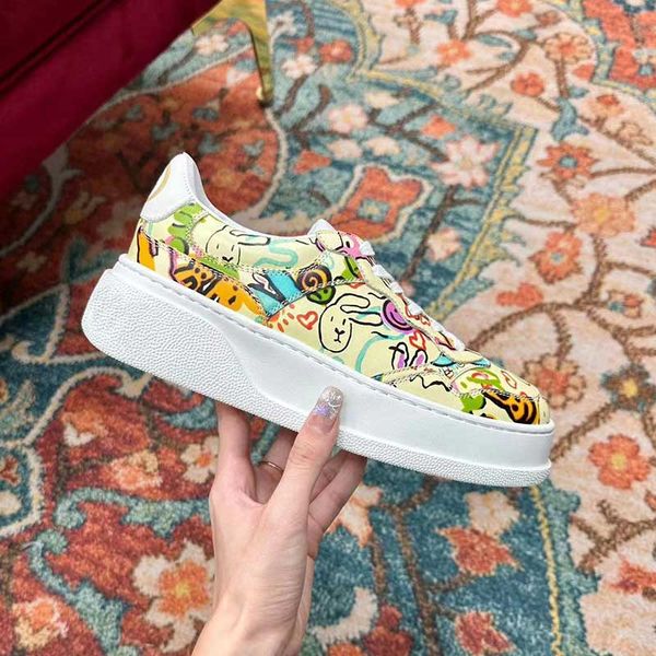 rabbit pop colors embossed casual designer shoes stripe ace embroidered men women colorful leather trim screener platform quality casual sn, Black
rabbit pop colors embossed casual designer shoes stripe ace embroidered men women colorful leather trim screener platform quality casual sn, Black