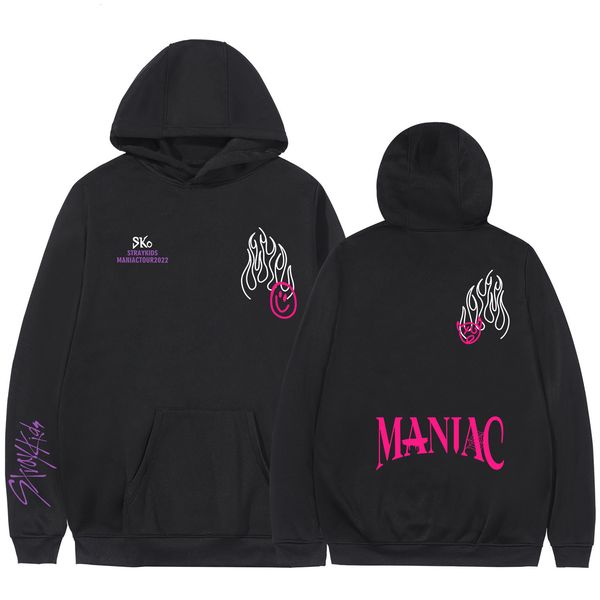 women's hoodies sweatshirts stray kids kpop costumes hoodie maniac sweater pullover with front pockets 230306, Black
women's hoodies sweatshirts stray kids kpop costumes hoodie maniac sweater pullover with front pockets 230306, Black