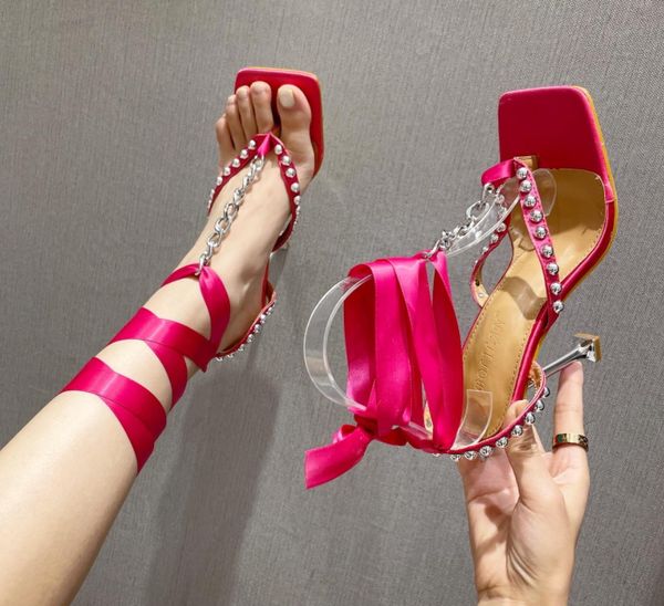 new women's nightclub high heel eather metal rivets toe stiletto sandals sandals heels women, Black
new women's nightclub high heel eather metal rivets toe stiletto sandals sandals heels women, Black