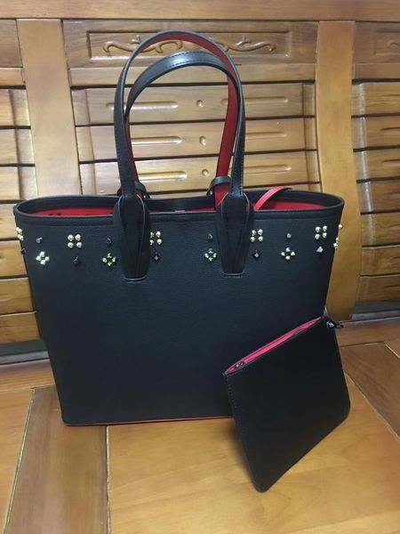 luxurys women shoulder bags big size genuine leather rivets red color bottoms wallets spikes bow crossbody messenger bag tote
luxurys women shoulder bags big size genuine leather rivets red color bottoms wallets spikes bow crossbody messenger bag tote