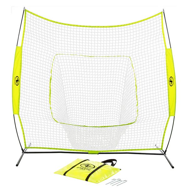 athletic works 7 ft x7 ft hit pitch training net for baseball and softball baseball protective screens
athletic works 7 ft x7 ft hit pitch training net for baseball and softball baseball protective screens
