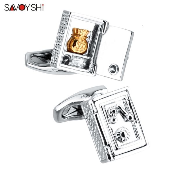 cuff links savoyshi est shirt links for mens party gift safe box model links fashion men jewelry custom name 230307, Silver
cuff links savoyshi est shirt links for mens party gift safe box model links fashion men jewelry custom name 230307, Silver