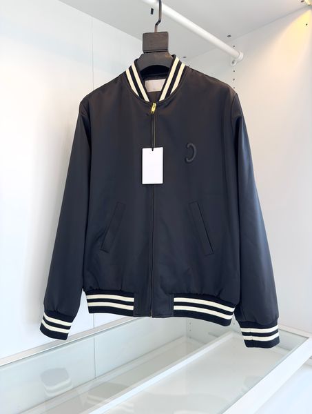 2023 spring new ladies winter coats men's baseball jersey silk blend ribbon splice stand neck jacket leather label embroidery black coa, Black;brown
2023 spring new ladies winter coats men's baseball jersey silk blend ribbon splice stand neck jacket leather label embroidery black coa, Black;brown