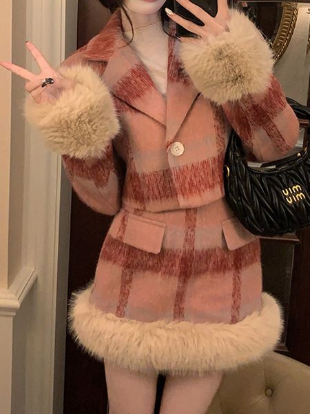 two piece dress winter warm knitted short skirt suits for women y2k clothing set coat female korean fashion button woolen cloth 230307, White
two piece dress winter warm knitted short skirt suits for women y2k clothing set coat female korean fashion button woolen cloth 230307, White
