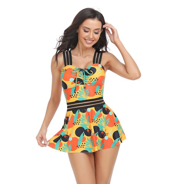 women's swimwear 2023 new style swimdress covering the belly, showing thin one-piece bathing suit spring bathing suit, White;black
women's swimwear 2023 new style swimdress covering the belly, showing thin one-piece bathing suit spring bathing suit, White;black