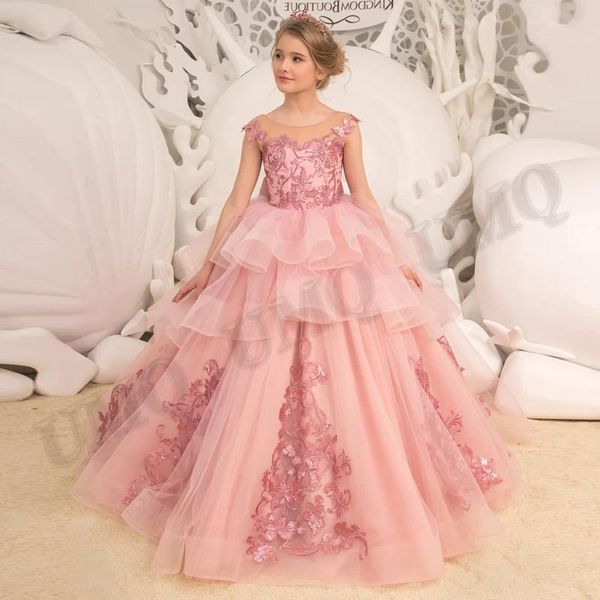pink tiered flower girl dress bow teen toddler birthday wedding party dresses appliques fashion show costumes first communion, White;blue
pink tiered flower girl dress bow teen toddler birthday wedding party dresses appliques fashion show costumes first communion, White;blue