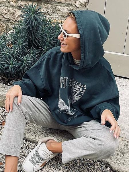 women's hoodies sweatshirts eagle punk graphic hoodie woman 2023 spring cotton vintage green hooded sweatshirt femme rock n roll wild p, Black
women's hoodies sweatshirts eagle punk graphic hoodie woman 2023 spring cotton vintage green hooded sweatshirt femme rock n roll wild p, Black