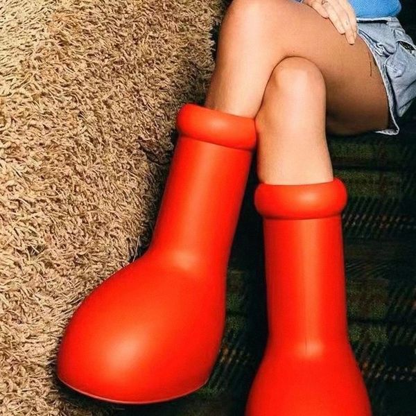 2023 mschf men women rain boots designers big red boot thick bottom non-slip booties rubber platform parent-child bootie unified amusement p, Black
2023 mschf men women rain boots designers big red boot thick bottom non-slip booties rubber platform parent-child bootie unified amusement p, Black