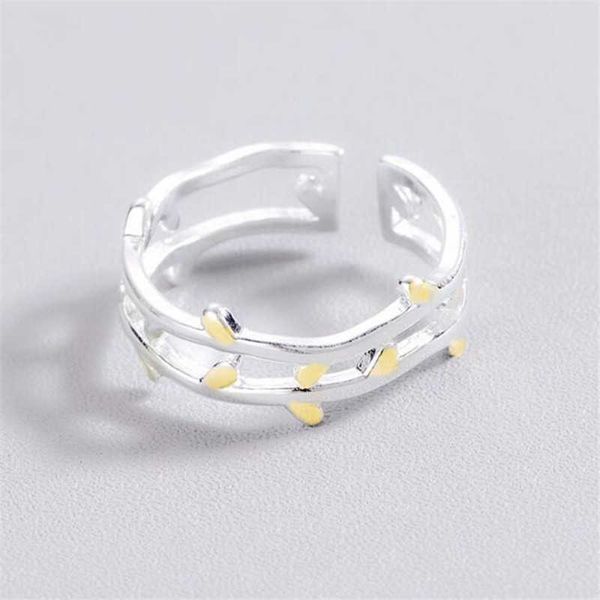 band rings new simple creative double-layer leaf silver plated not allergic branch personality exquisite plant opening rings sr514 aa230306
band rings new simple creative double-layer leaf silver plated not allergic branch personality exquisite plant opening rings sr514 aa230306