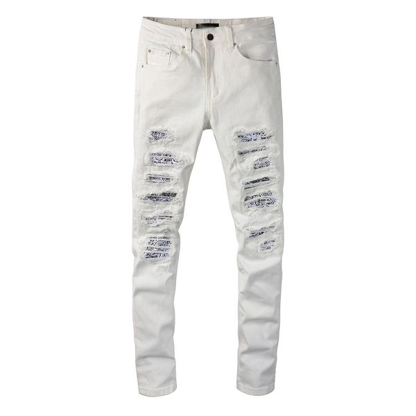 2023 designer mens jeans pants ripped high street fashion brand motorcycle embroidery trendy long hip hop with hole blue 03
2023 designer mens jeans pants ripped high street fashion brand motorcycle embroidery trendy long hip hop with hole blue 03