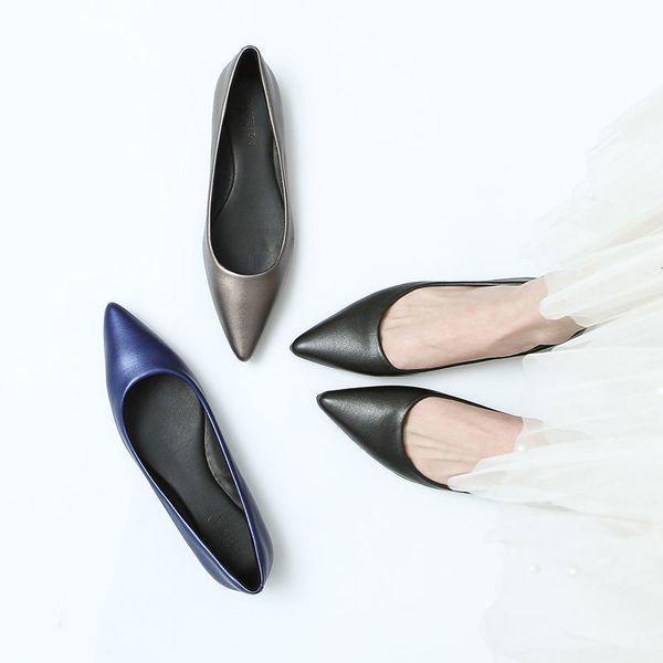dress shoes single flat shoe female pointed toe black blue shallow professional daily work flats size 33 42 43 44 230307
dress shoes single flat shoe female pointed toe black blue shallow professional daily work flats size 33 42 43 44 230307