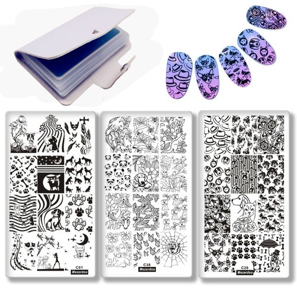 nail art templates cute animal stamp stamping plate dog panda image print s painting decoration with leather case plates set 230307, White
nail art templates cute animal stamp stamping plate dog panda image print s painting decoration with leather case plates set 230307, White
