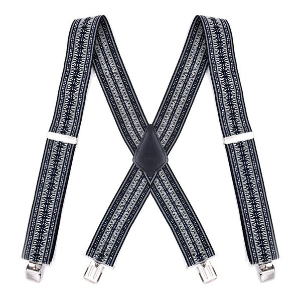 suspenders x back 120cm men 5cm width for longer long pants hooks suspender shirt polyester elastic high braces 230307, Black;white
suspenders x back 120cm men 5cm width for longer long pants hooks suspender shirt polyester elastic high braces 230307, Black;white