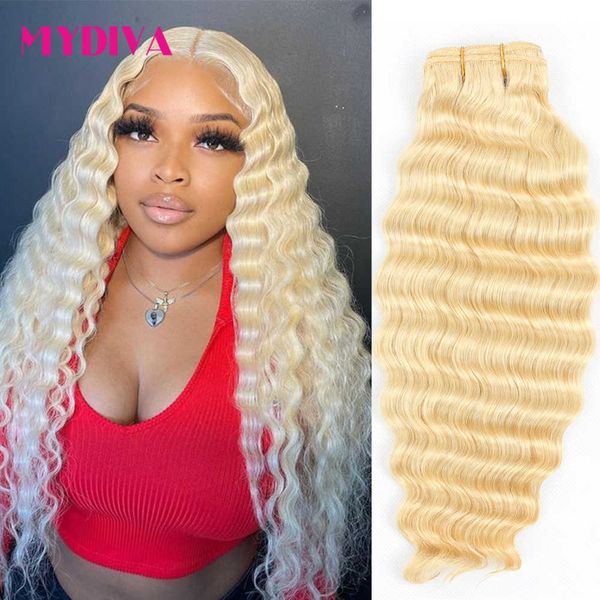 wig caps brazilian deep wave bundles remy human hair extensions blonde 10 to 32 38 40 inch bundles 613 1 piece or 3 bundles deal mydiva j230, Black;brown
wig caps brazilian deep wave bundles remy human hair extensions blonde 10 to 32 38 40 inch bundles 613 1 piece or 3 bundles deal mydiva j230, Black;brown