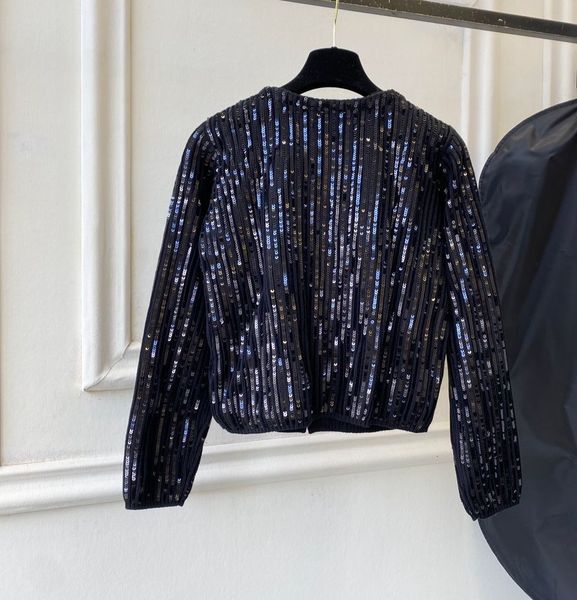 women's jackets luxury brand sequin cardigan end famous black original wool design 230306, Black;brown
women's jackets luxury brand sequin cardigan end famous black original wool design 230306, Black;brown